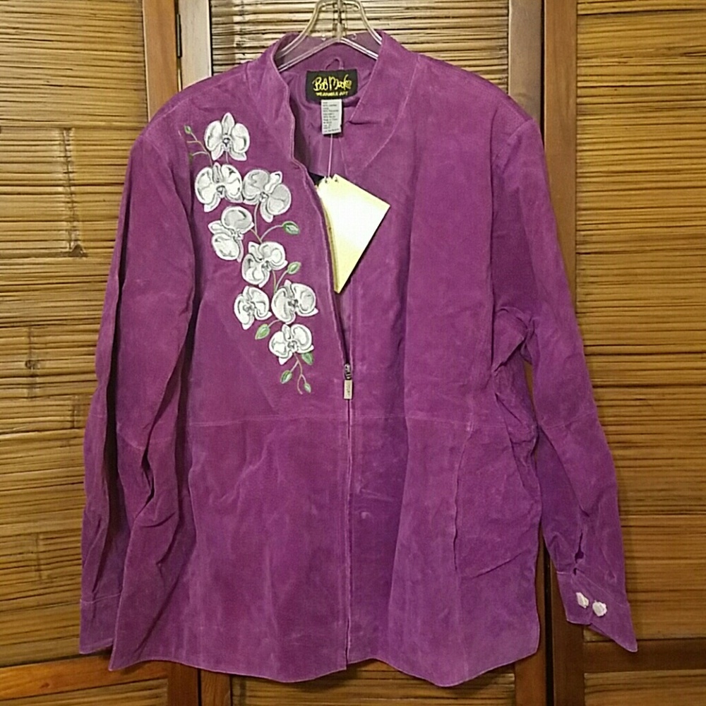 Bob Mackie Leather Jacket